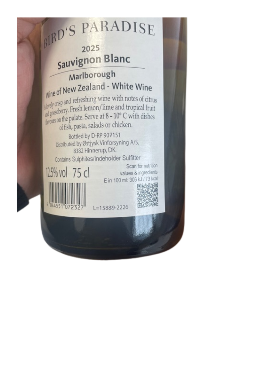 Birds Paradise Sauvignon Blanc 2025/2026