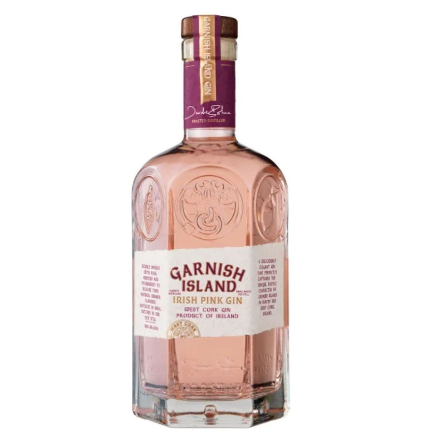 GARNISH ISLAND PINK 46% Irish Gin, West Cork Distillers